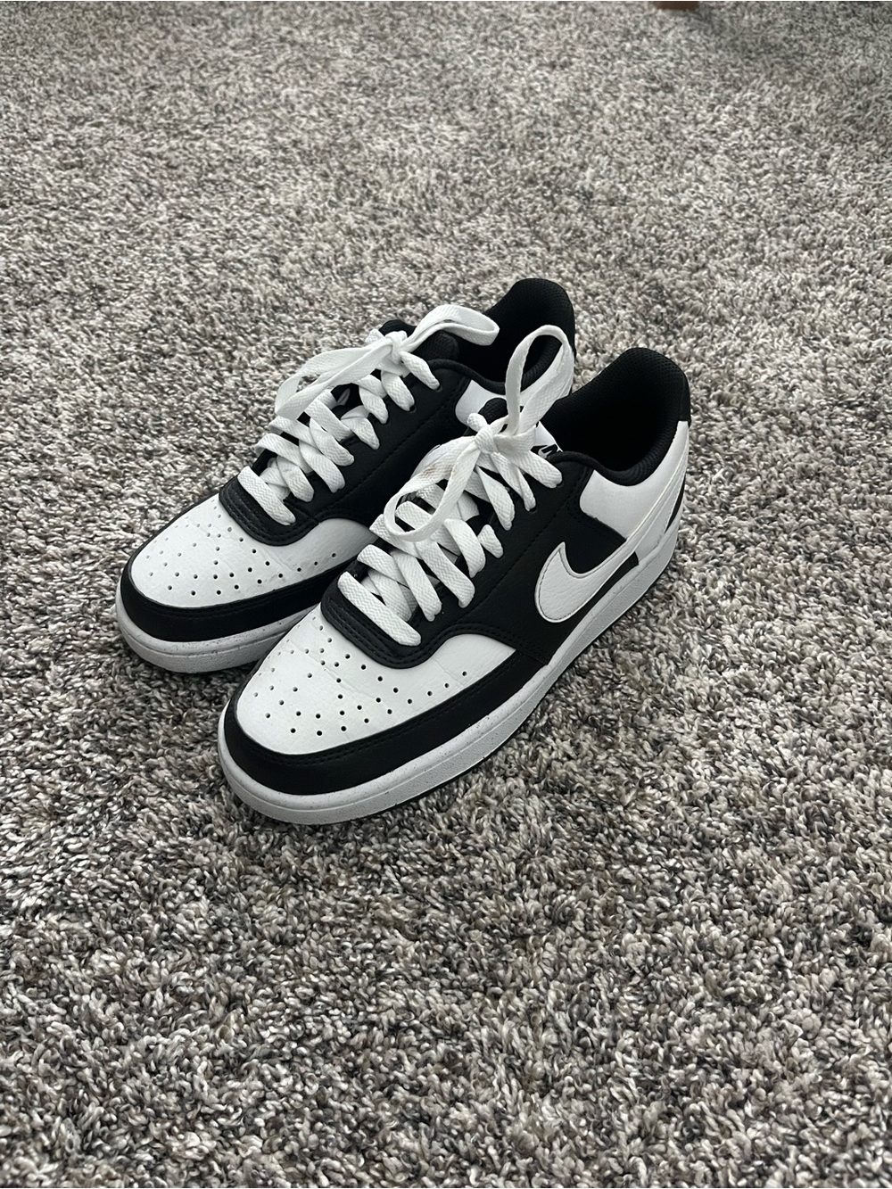 Black White Reverse Pandas Size 7
